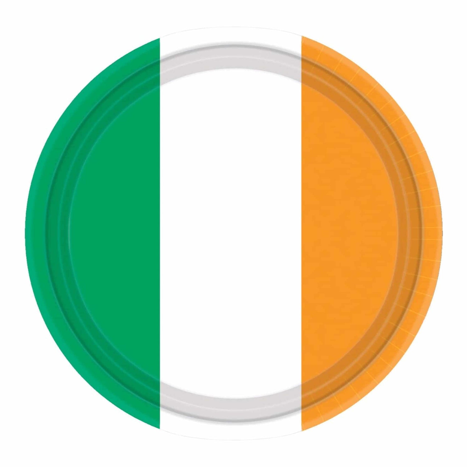 Ireland Flag Dinner Paper Plates | 22.8cm | 8 Pack