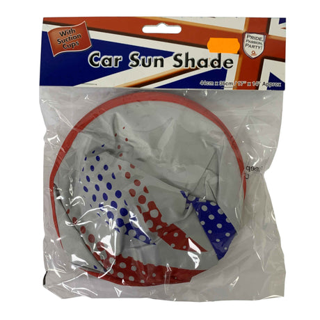 Union Jack Car Sun Shade With Suction Cups 44 x 36cm