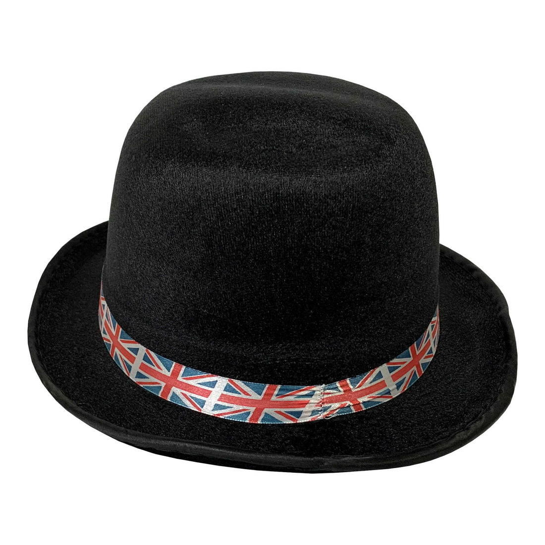 Union Jack Bowler Hat | Adult Size | Black