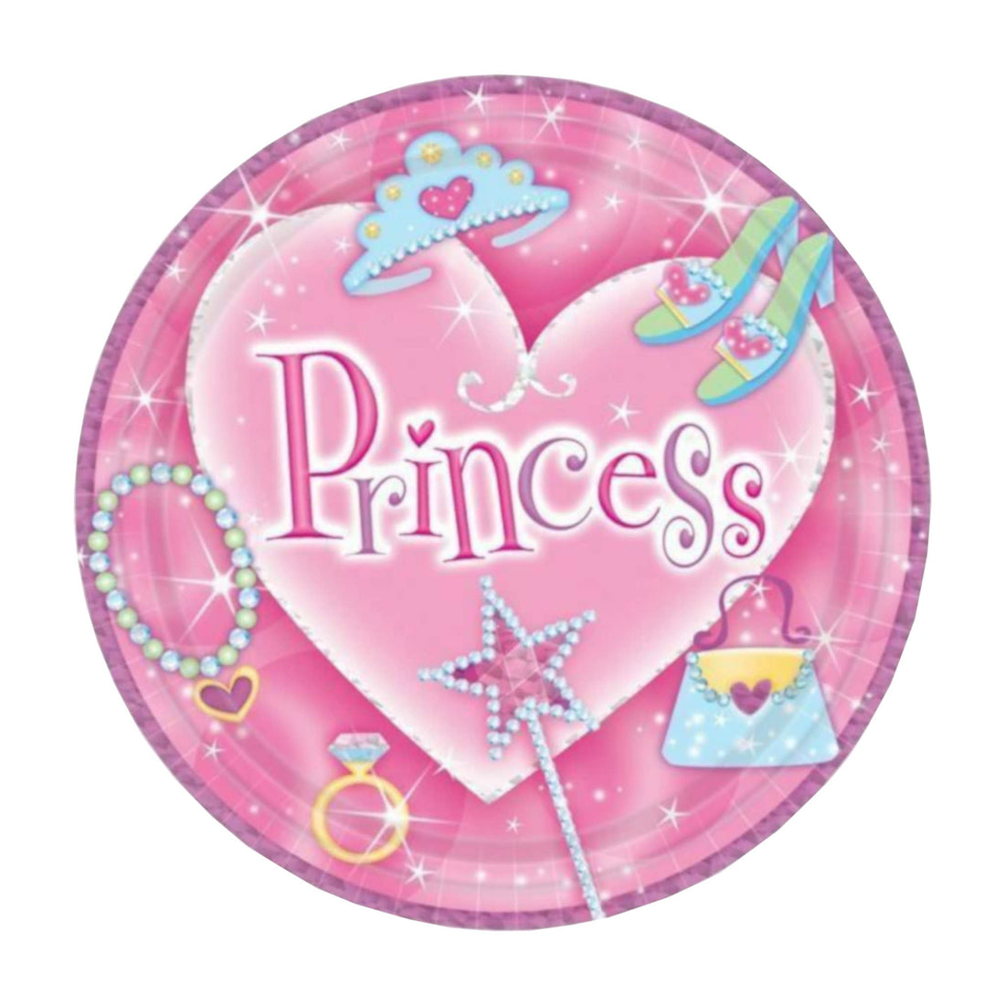 Paper Plates | Princess | 8 Pack | 9 inch