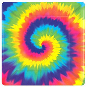 60s Feeling Groovy 8 Paper Plates 25cm