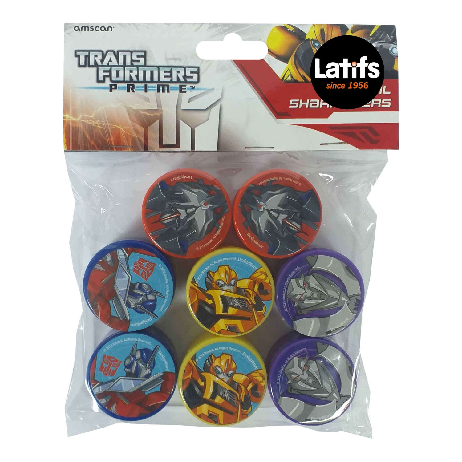 Transformers Prime Pencil Sharpeners | 8 Pack