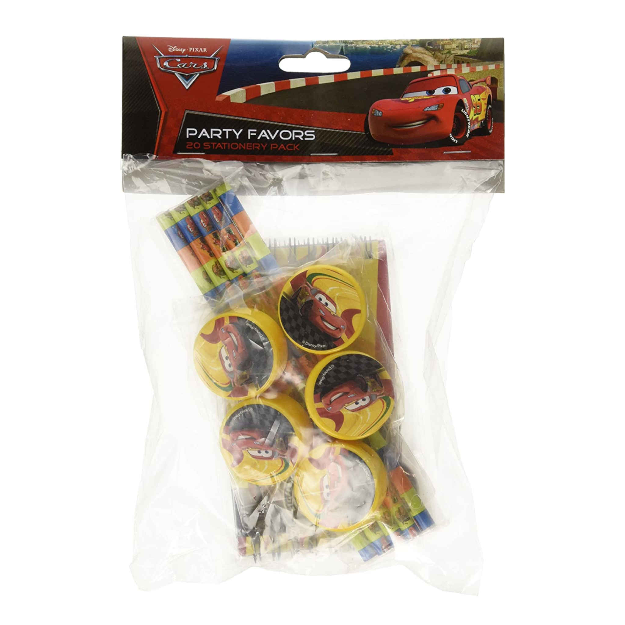 Disney Pixar Cars Stationery Party Favours | 20 Pack