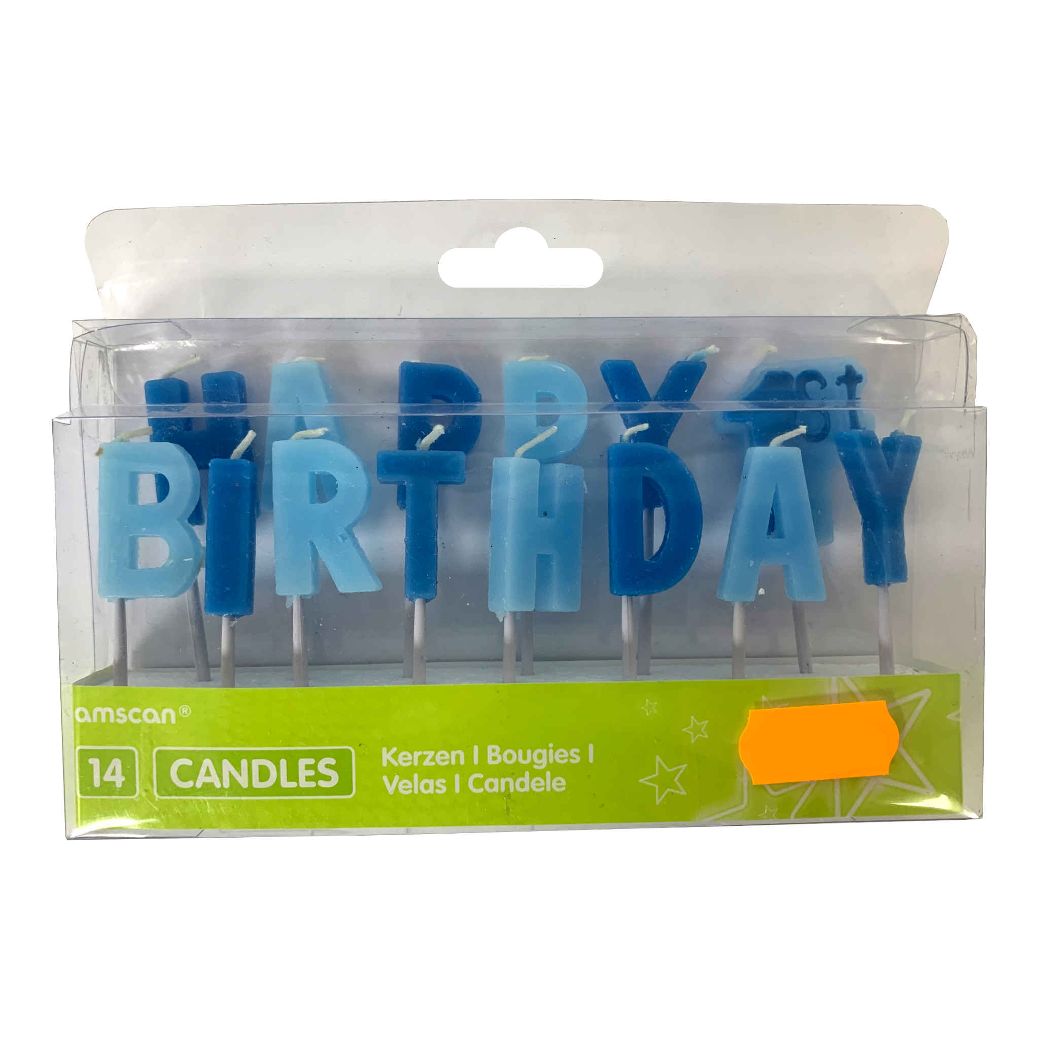 Happy 1st Birthday Candles | Blue
