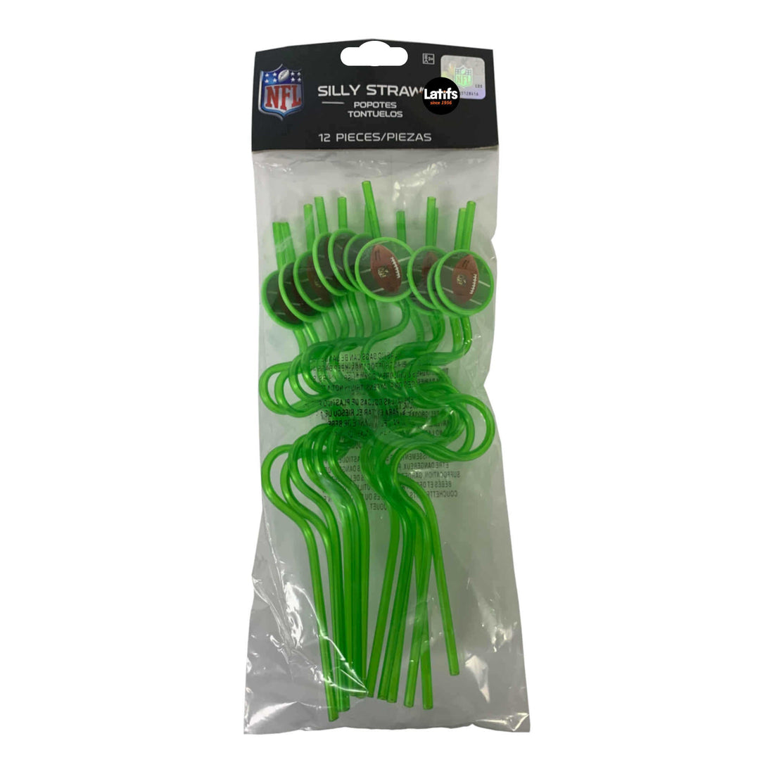 NFL Silly Straws | 12 Pack