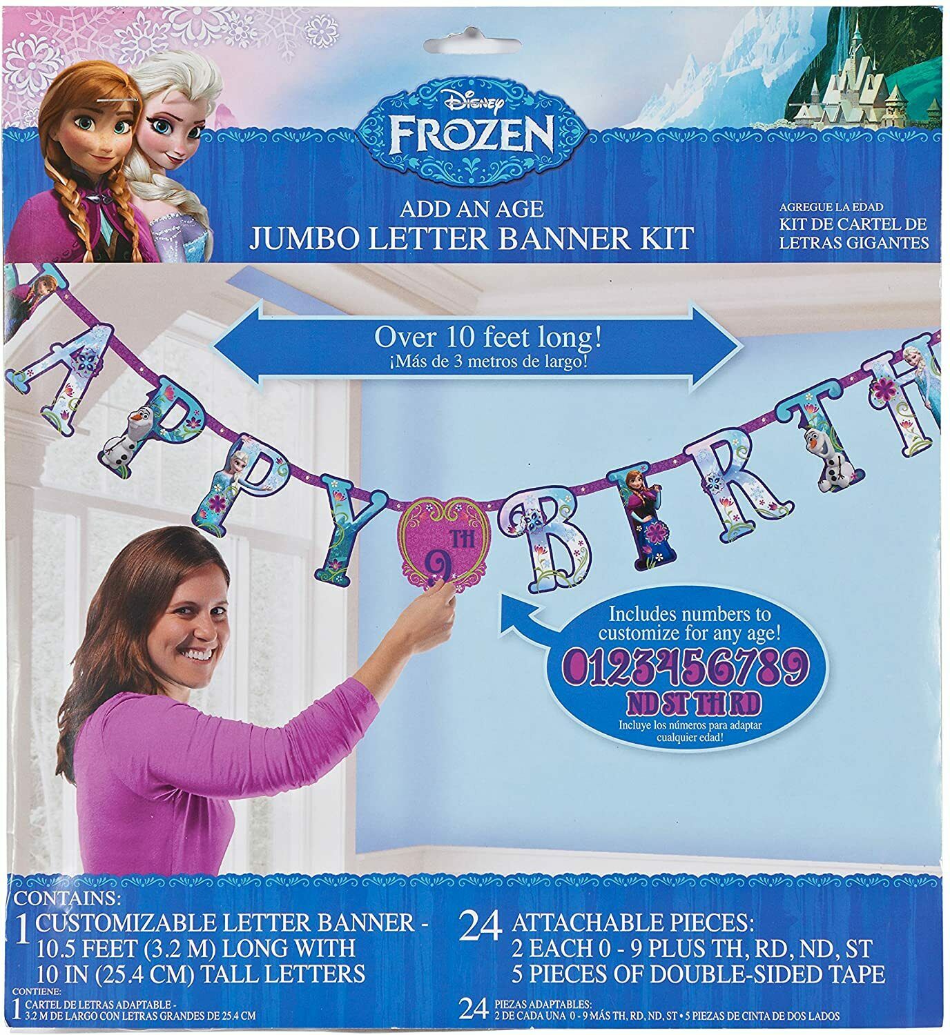 Disney Frozen Jumbo Letter Banner Kit
