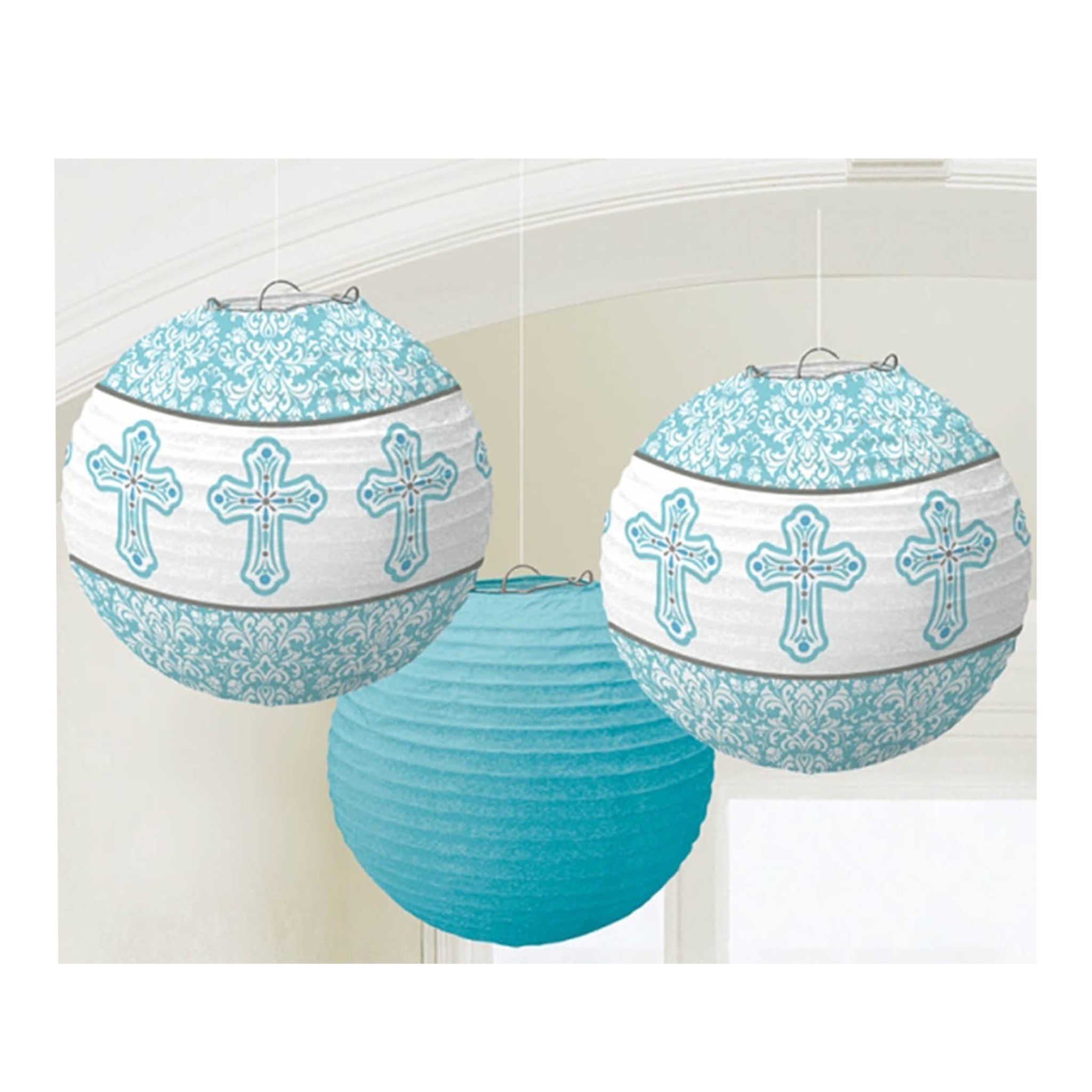 Paper Lanterns | Blue | 3 Pack