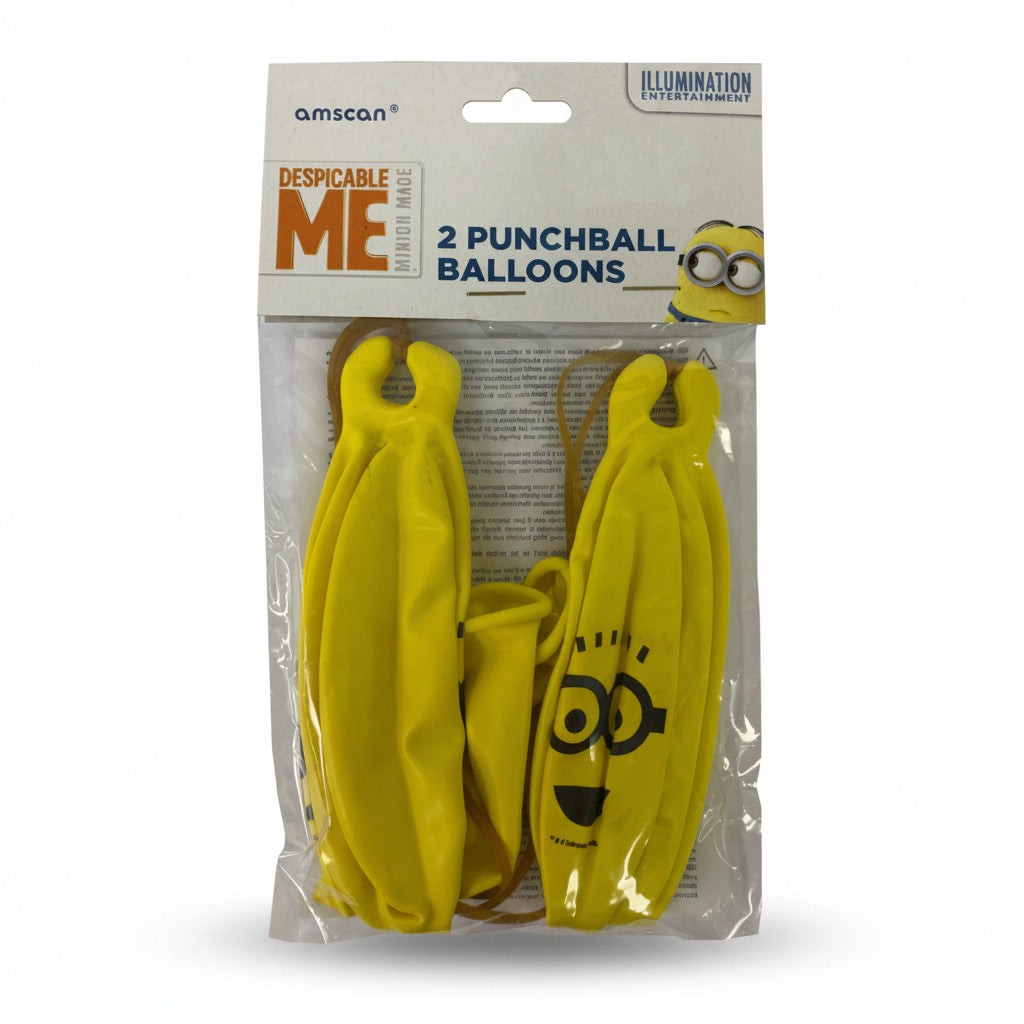 Despicable Me Punch Ball Balloons 2 Pack