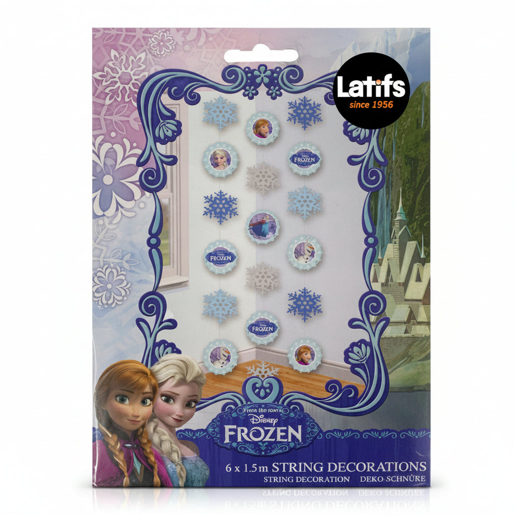 Disney Frozen String Hanging Decorations 1.5m 6 Pack