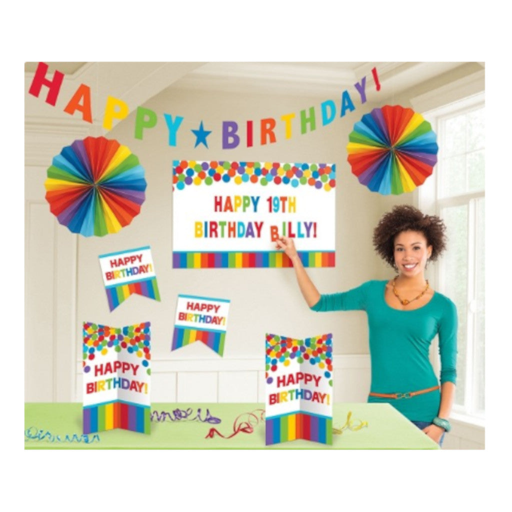 Happy Birthday Room Decorating Kit