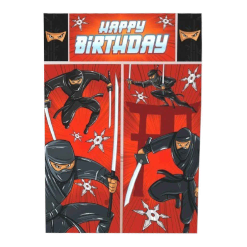 Ninja Scene Setters Wall Decorating Kit