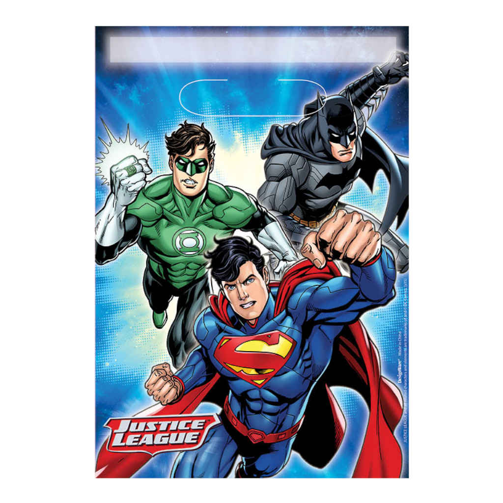Justice League Loot Bags | 8 Pack