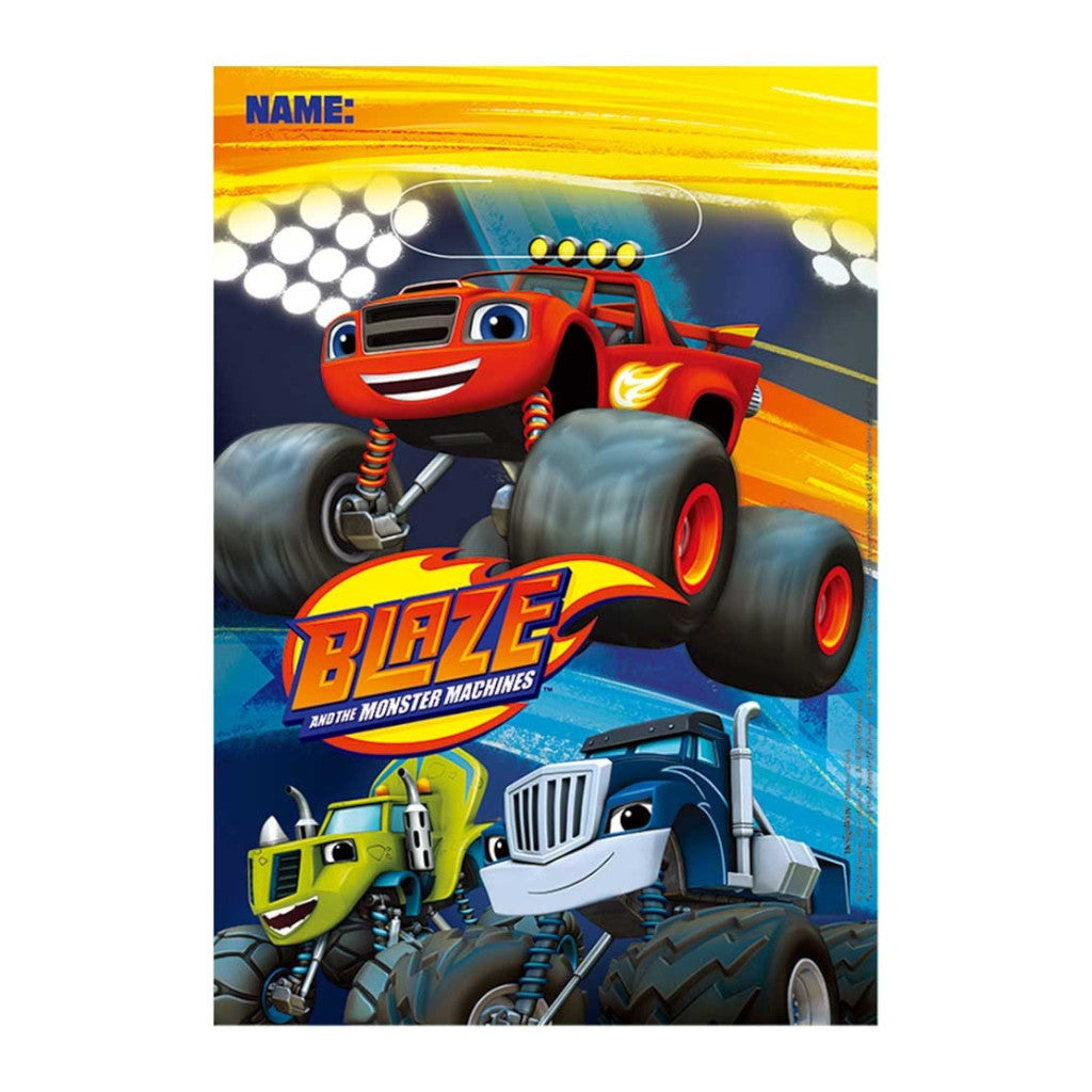Nickelodeon | Blaze and the Monster Machines | Loot Bags | 8 Pack