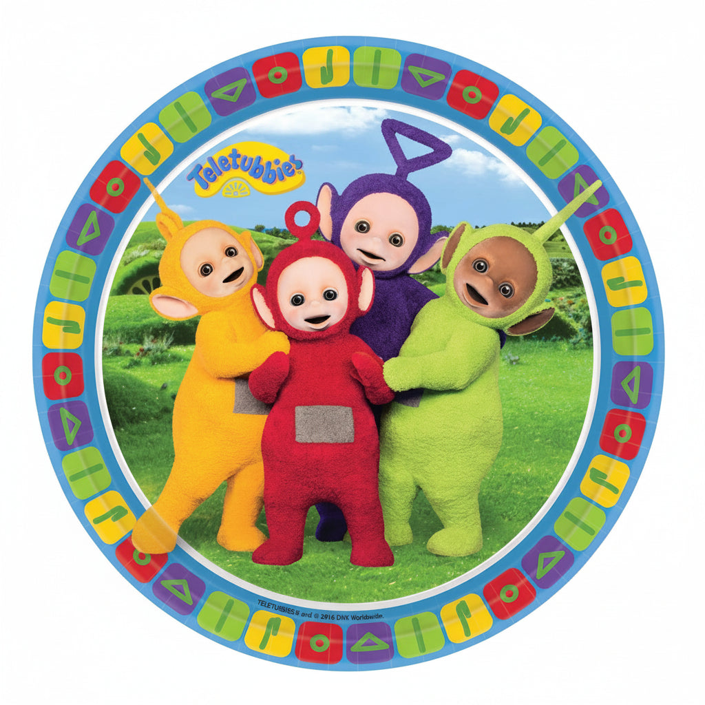 Teletubbies Paper Plates 8 Pack