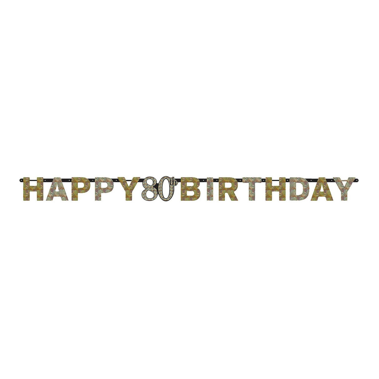 Happy 80th Birthday Banner | 7ft