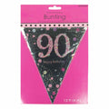 90th Birthday Bunting 4m