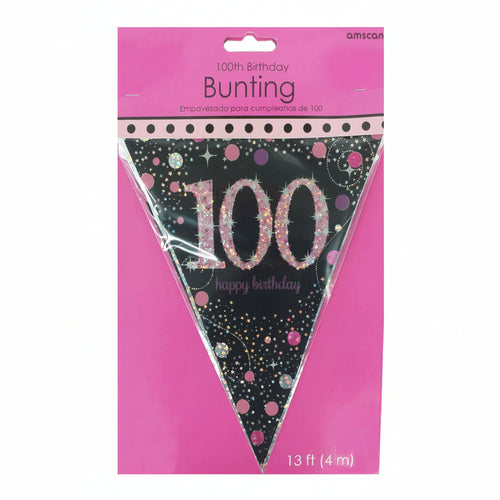 100th Birthday Bunting 4m