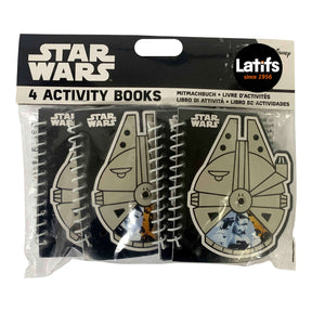 Disney Star Wars Activity Book Set 4-Pack of Fun and Adventure for Kids