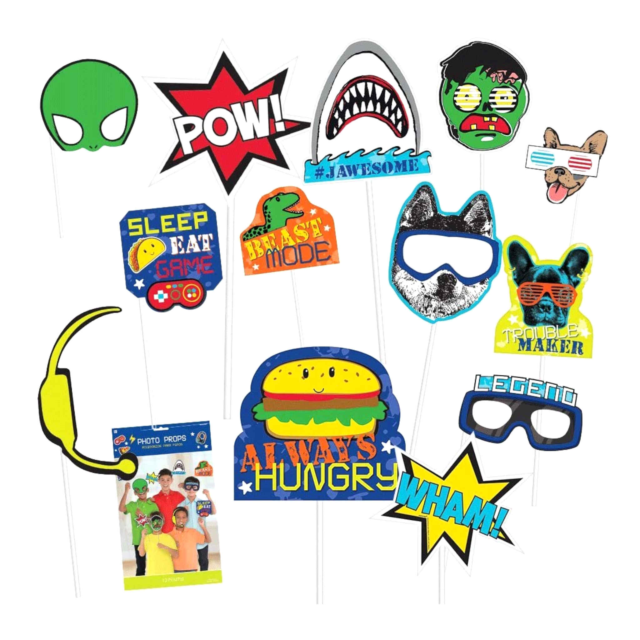 Kids Photo Props | 13 Pack
