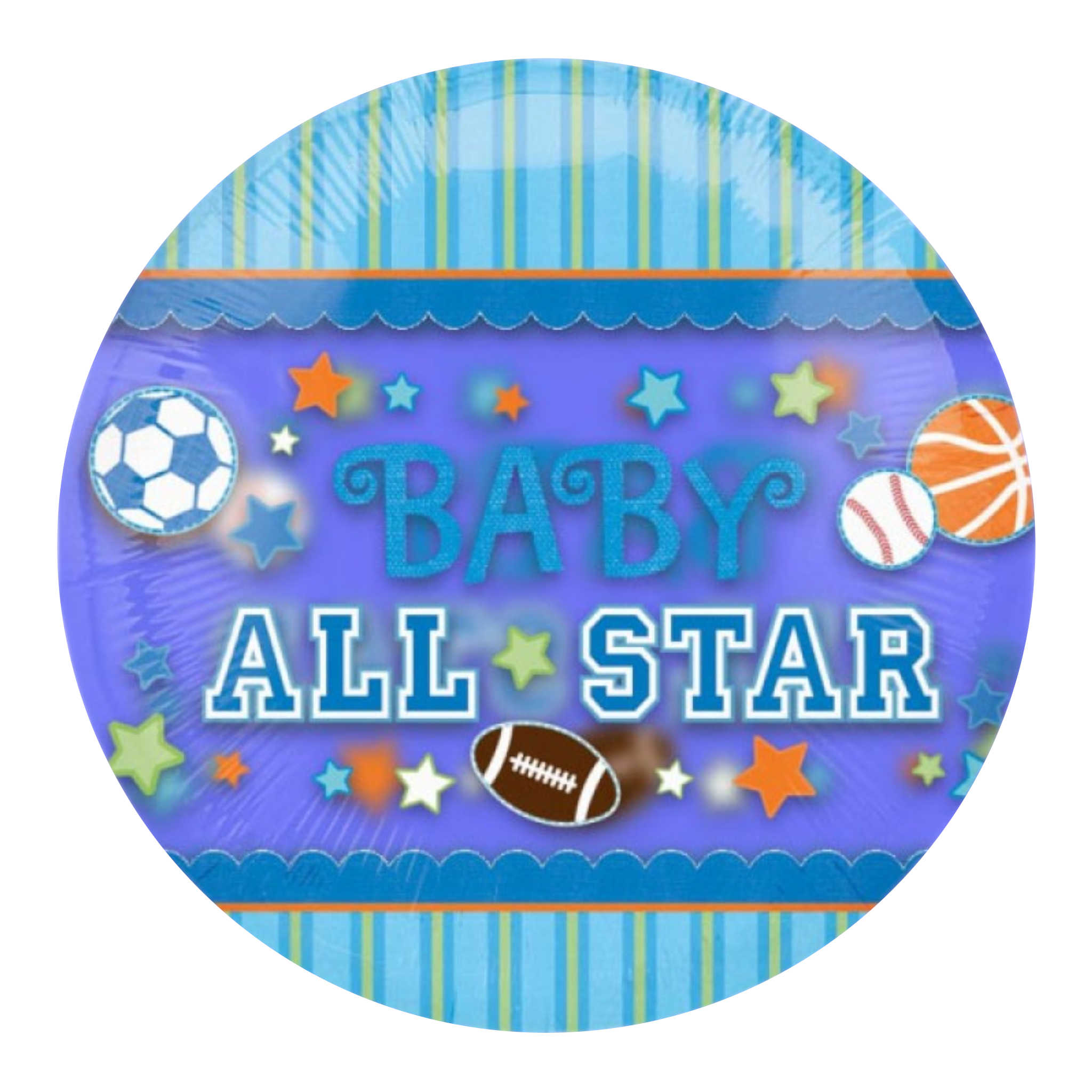 Baby All Star SeeThru Balloon | 66cm