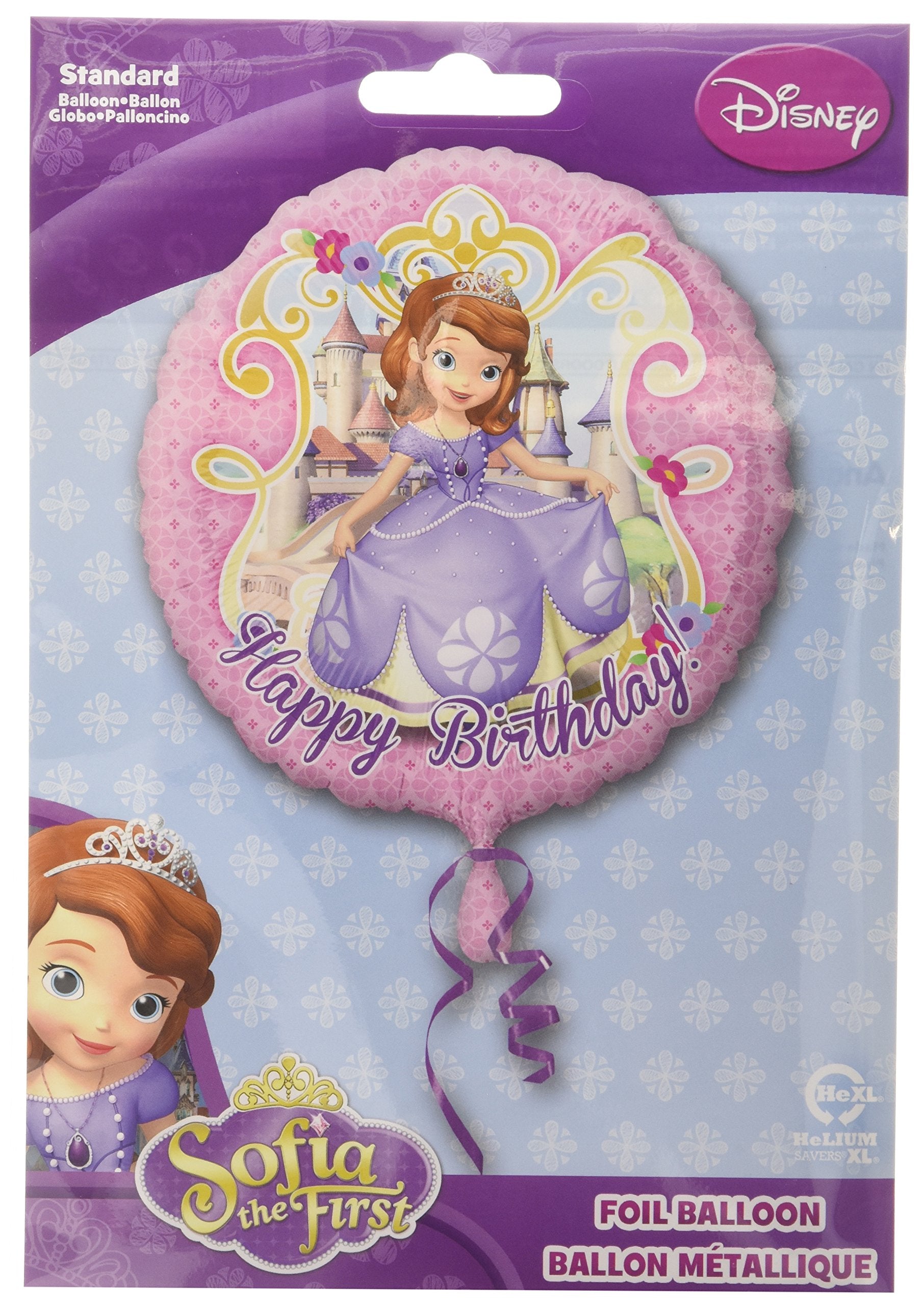 Disney Junior Happy Birthday Sofia The First Foil Balloon
