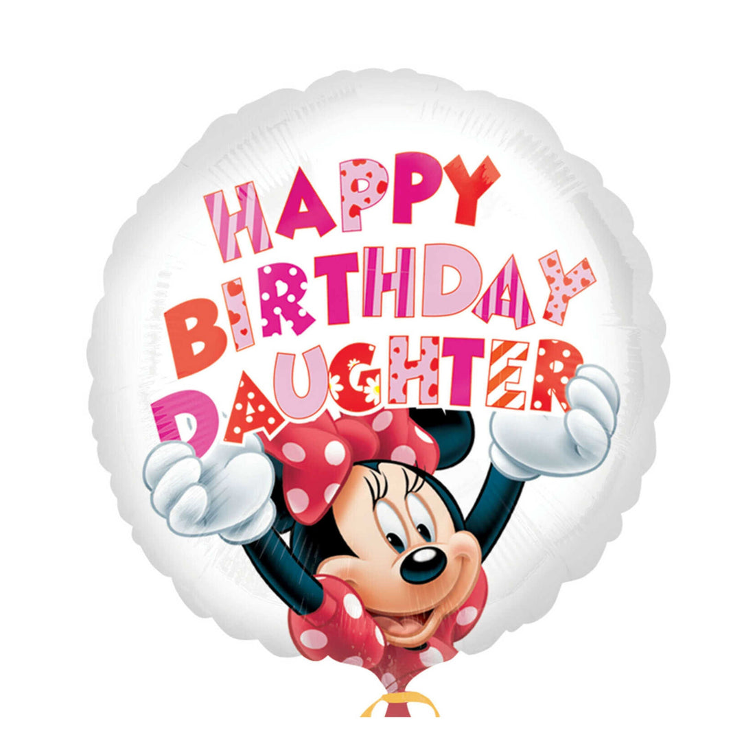 Disney Minnie Mouse Happy Birthday Daughter Foil Balloon | 17 inch