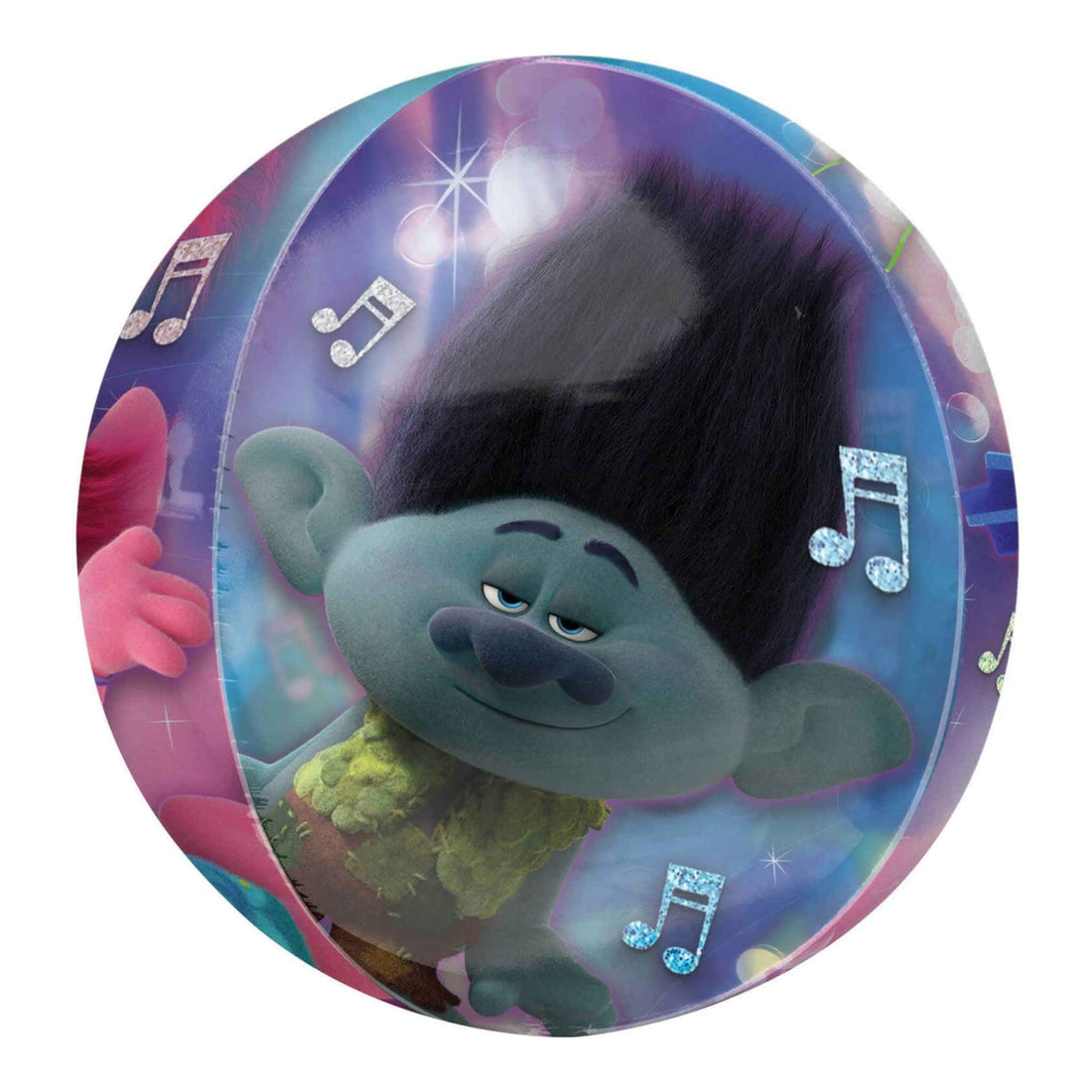 DreamWorks Trolls World Tour See-Thru Orbz Balloon | 38 x 40cm