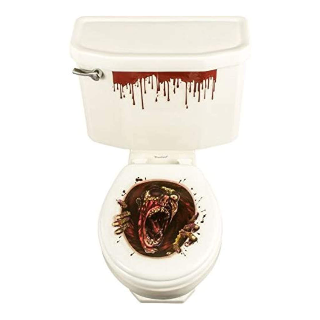 Creepy Zombie Toilet Seat Grabber