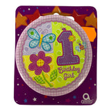 1st Birthday Girl Badge
