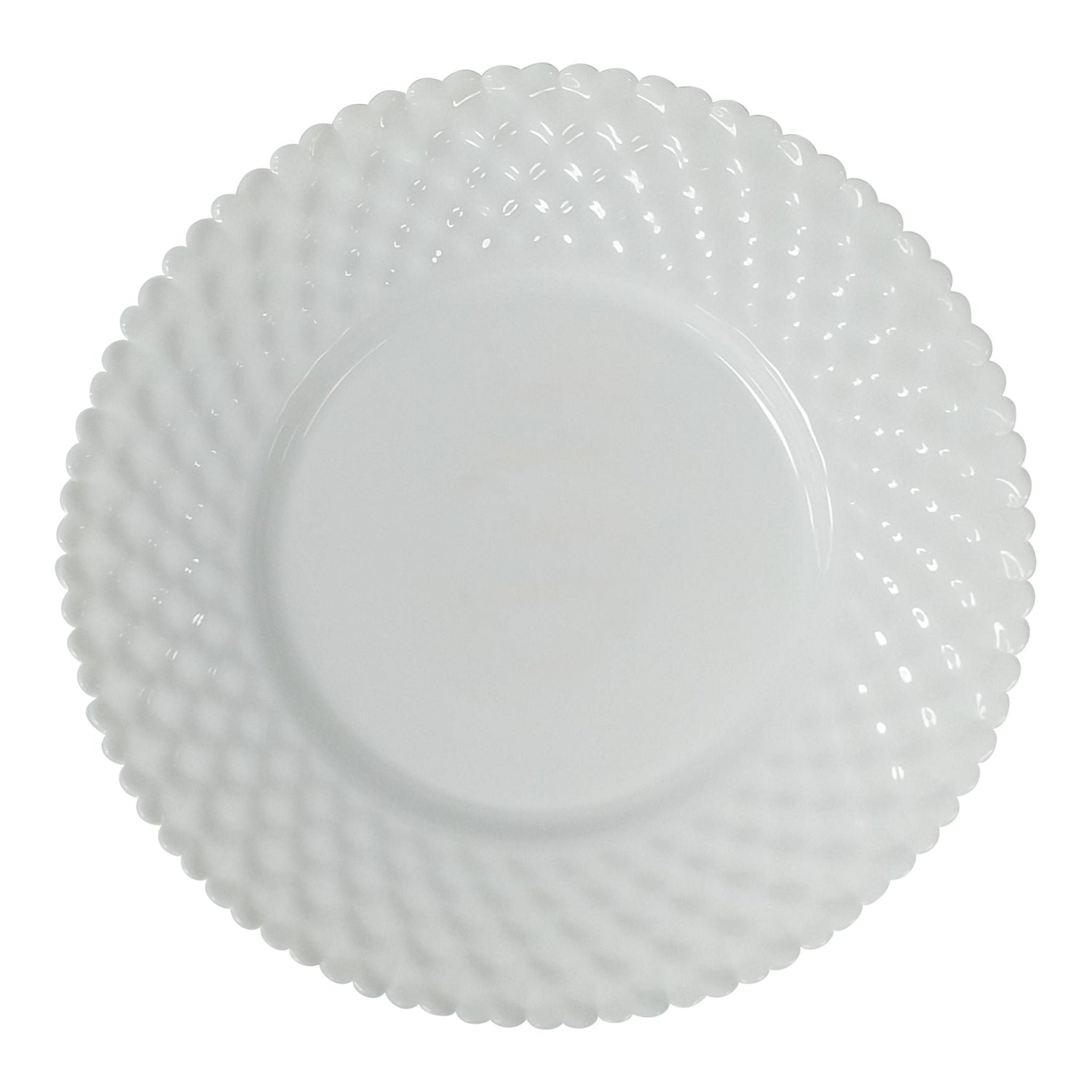Round Side Plate P Pattern | White | 10 inch