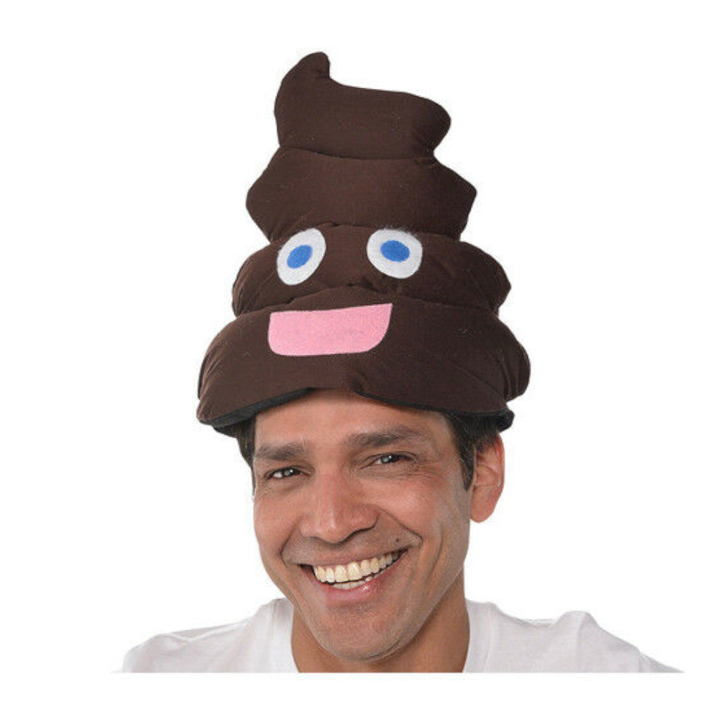 Poop Hat Emoji Costume Accessory