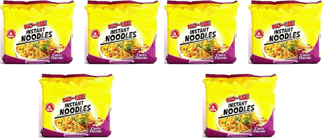 Ko-Lee Instant Noodles Curry Flavor - 350g | 30 Pack | Halal