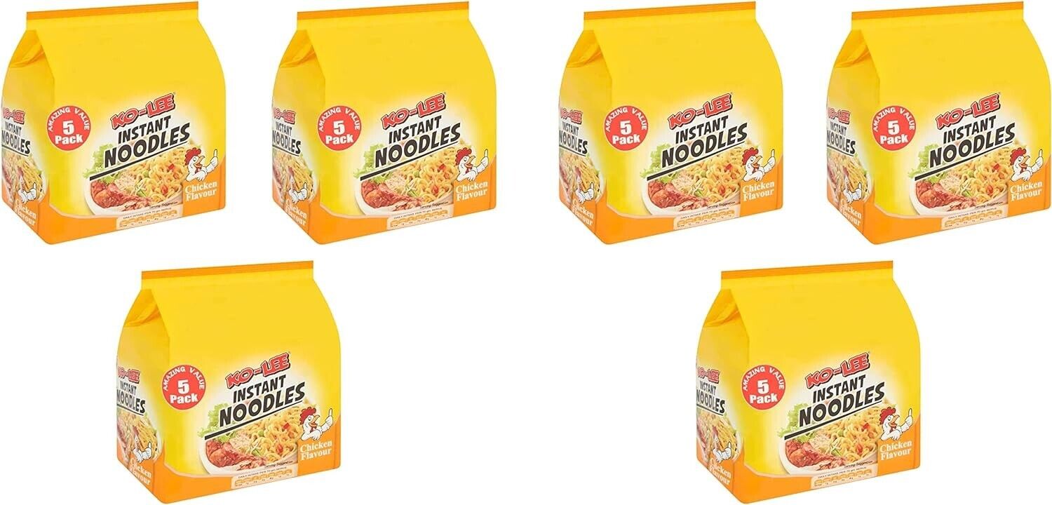 Ko-Lee Instant Noodles Chicken Flavor - 350g | 30 Packs | Halal