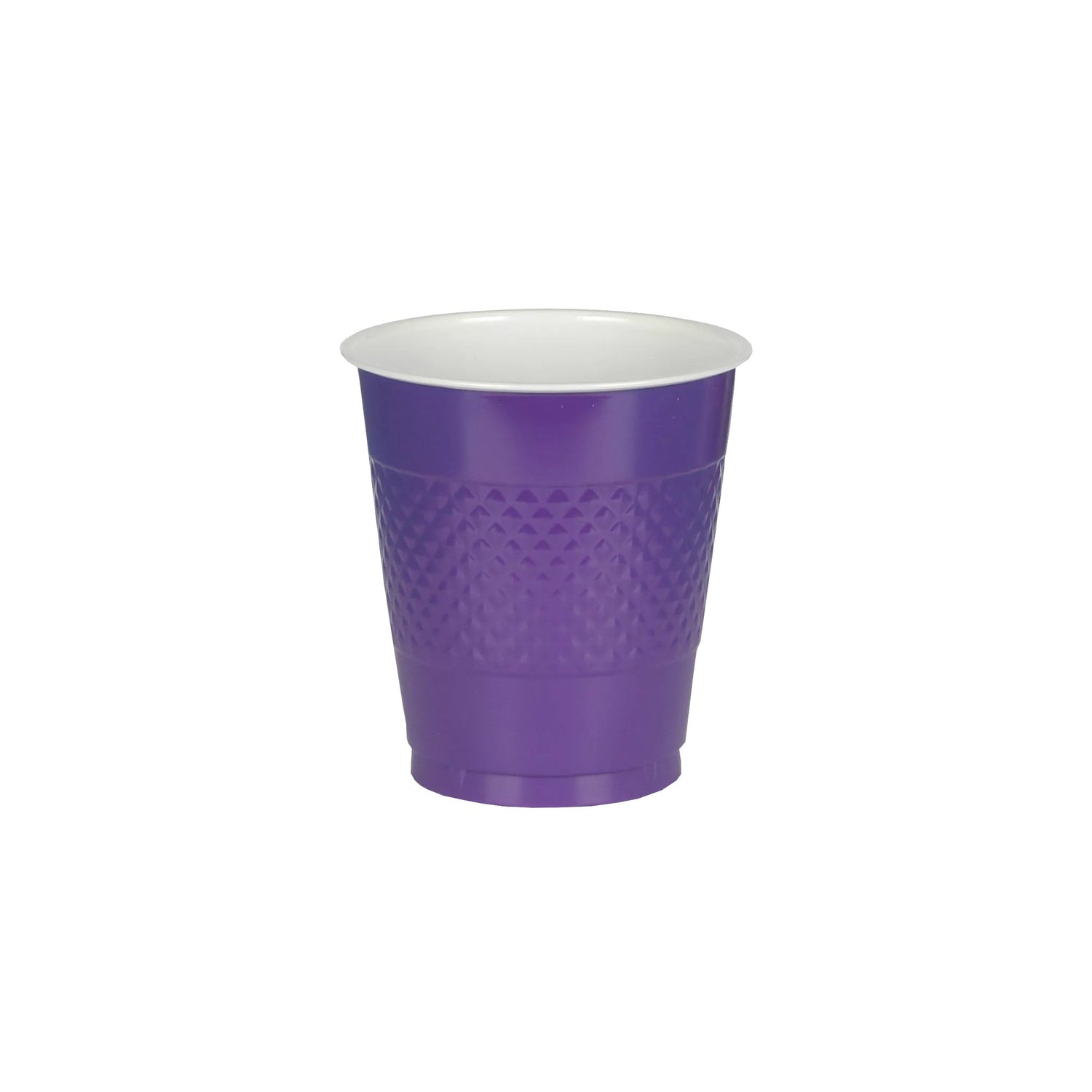 Plastic Cups | Purple  | 10 Pack | 12oz | 355ml