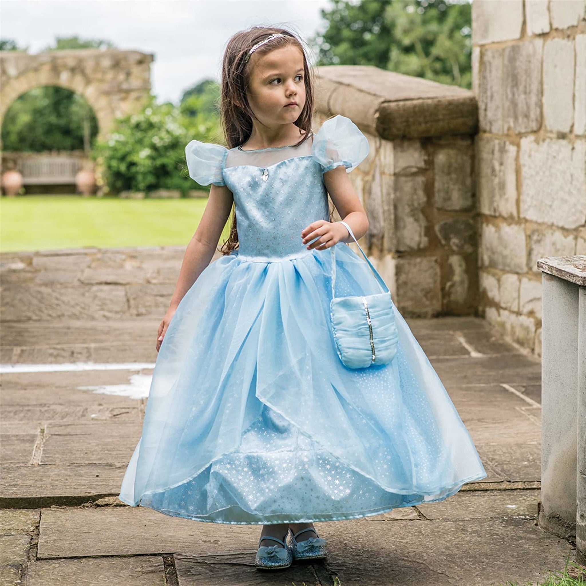 Blue Shimmer Princess Costume | 6-8 Years 116-128cm