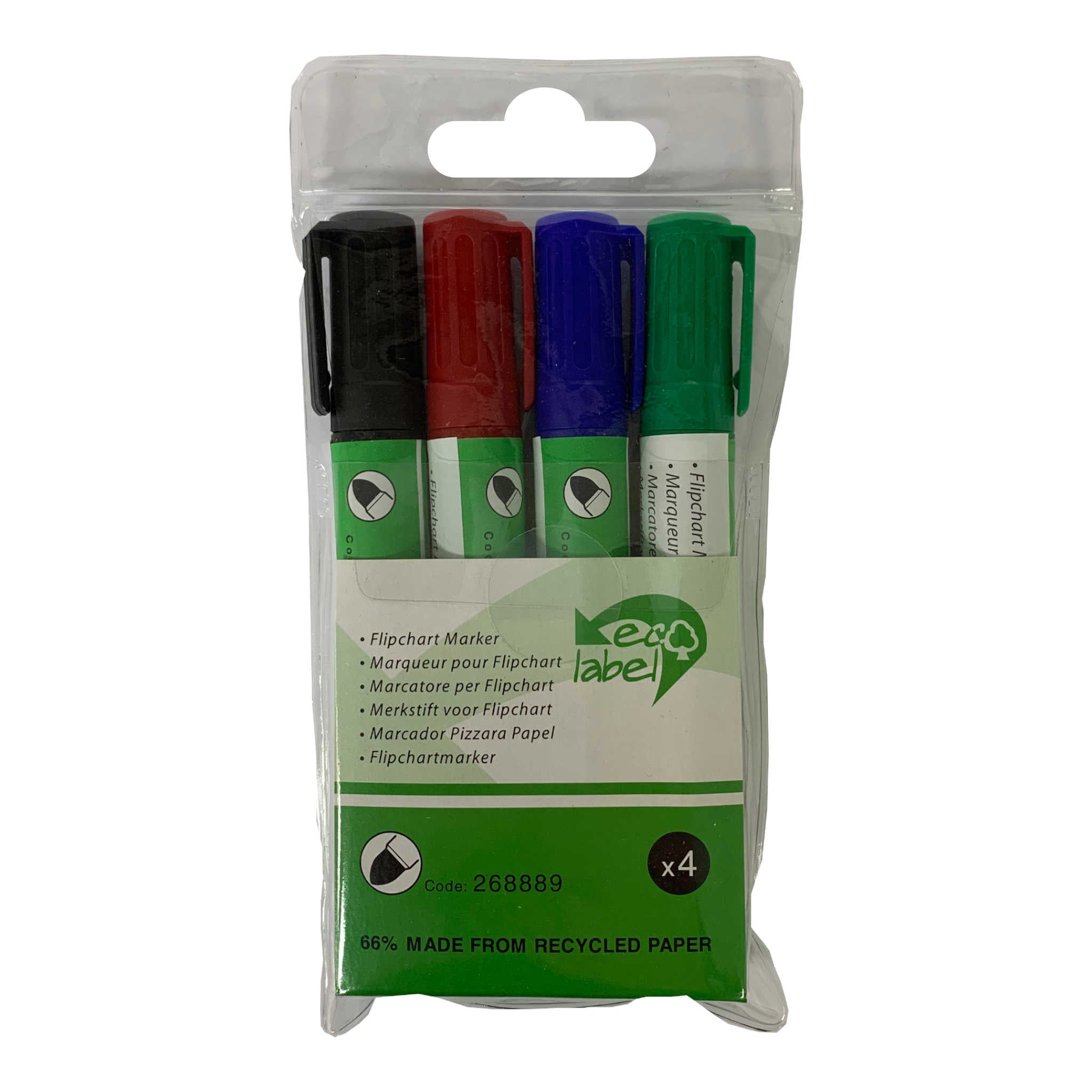 FlipChart Markers | Assorted | 4 Pack