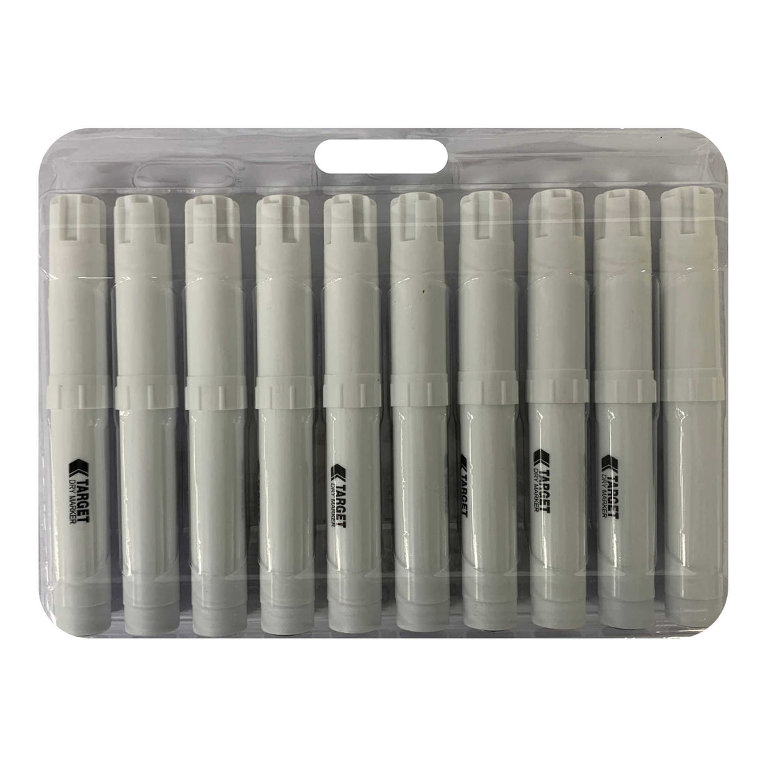 Chisel Tip Dry Whiteboard Marker | Black | 10 Pack