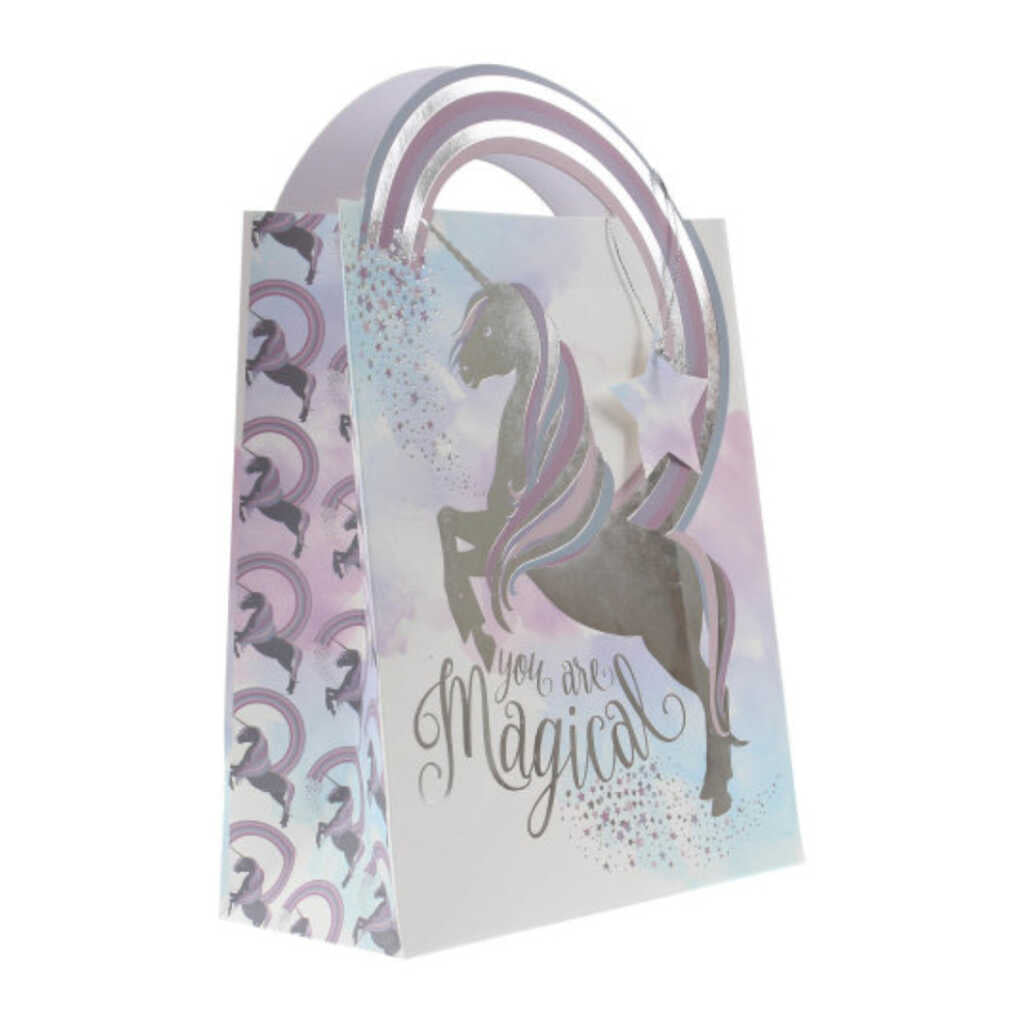 Unicorn Medium Gift Bag | 23 x 19cm