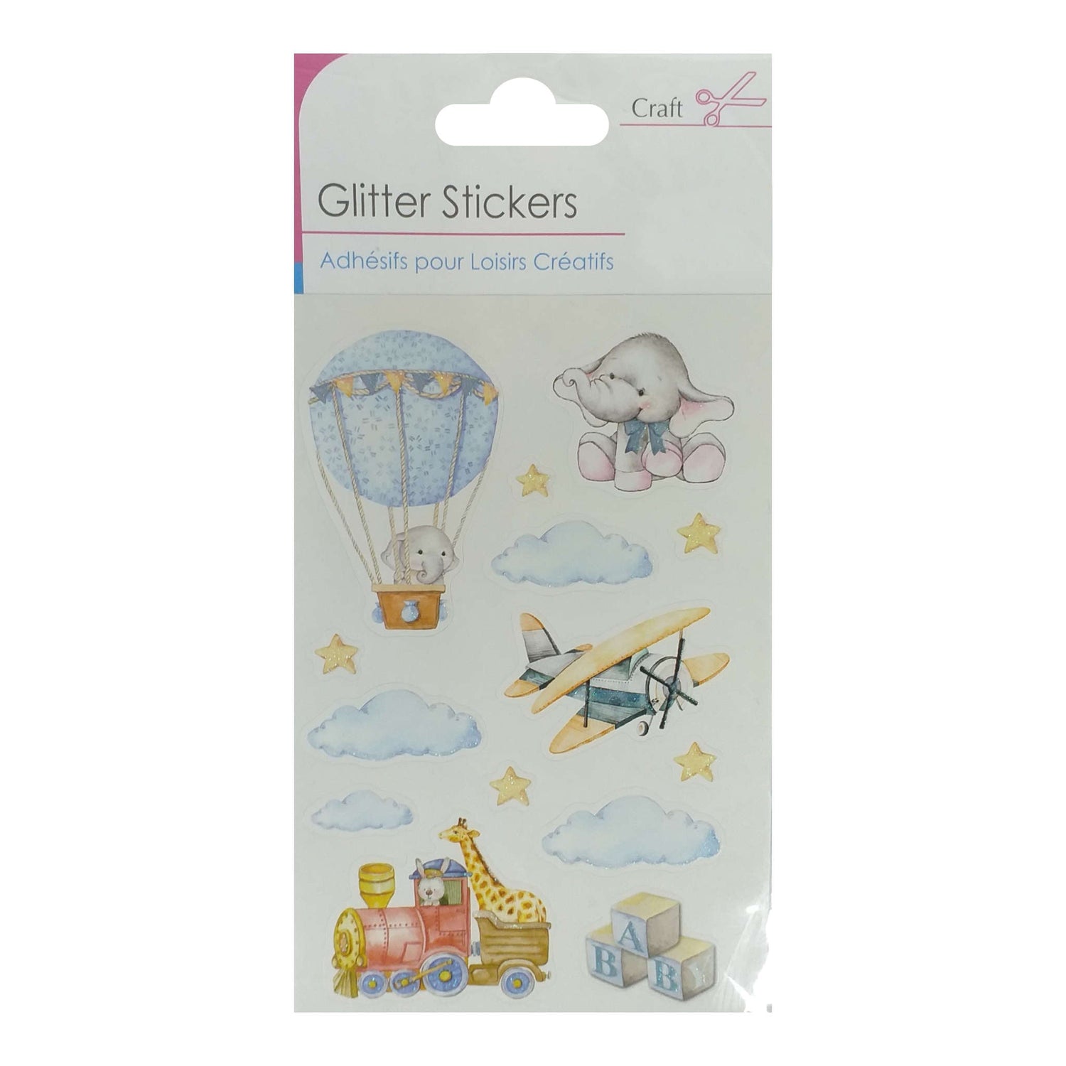 Baby Glitter Stickers | 15 x 10cm