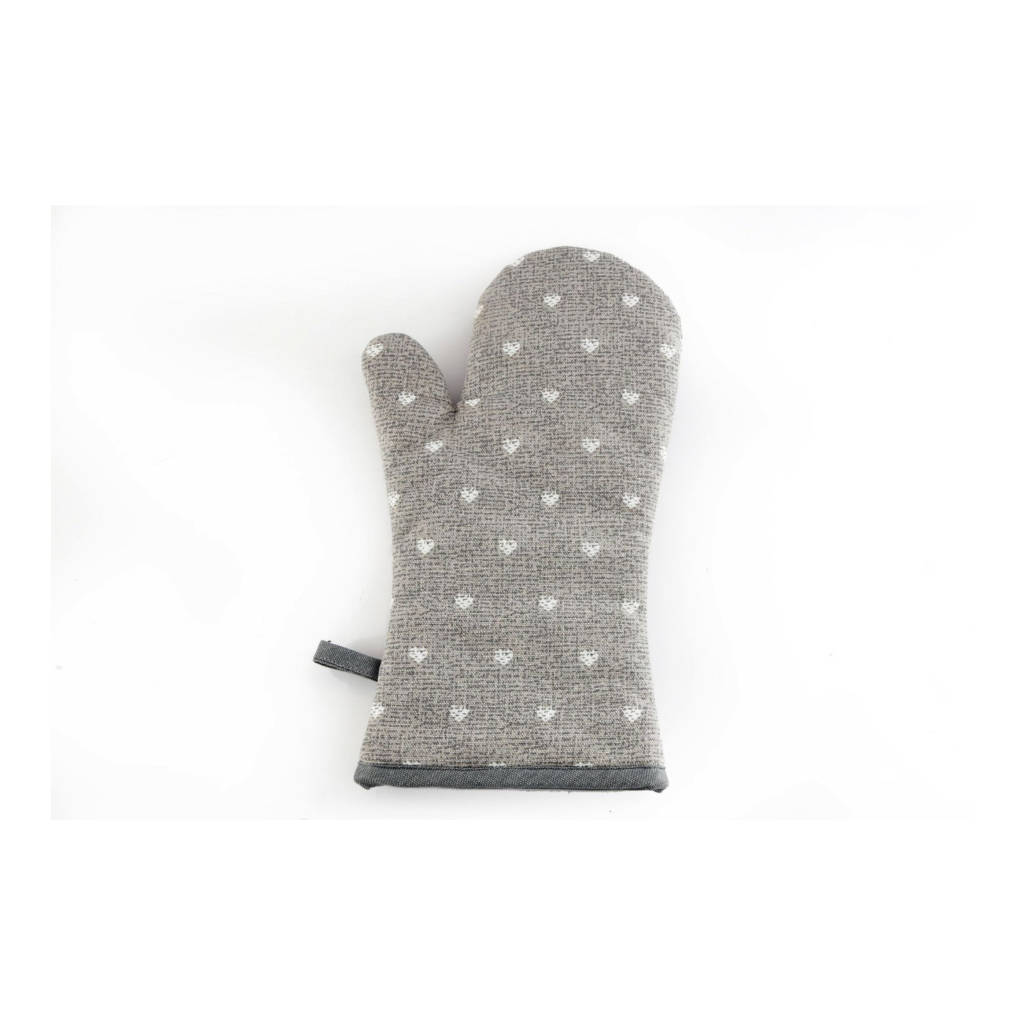Hearts Single Oven Glove | 18 x 32cm (Approx)