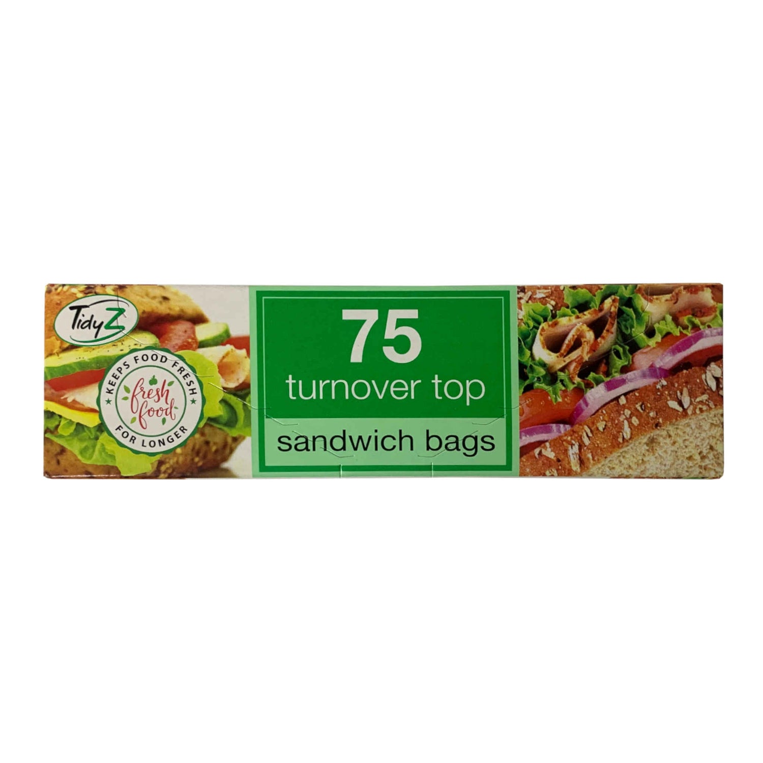 Turnover Top Sandwich Bags | 75 Pack