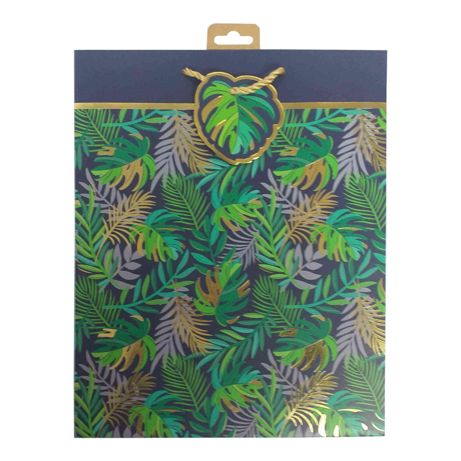 Tropical Leaves Large Bag
