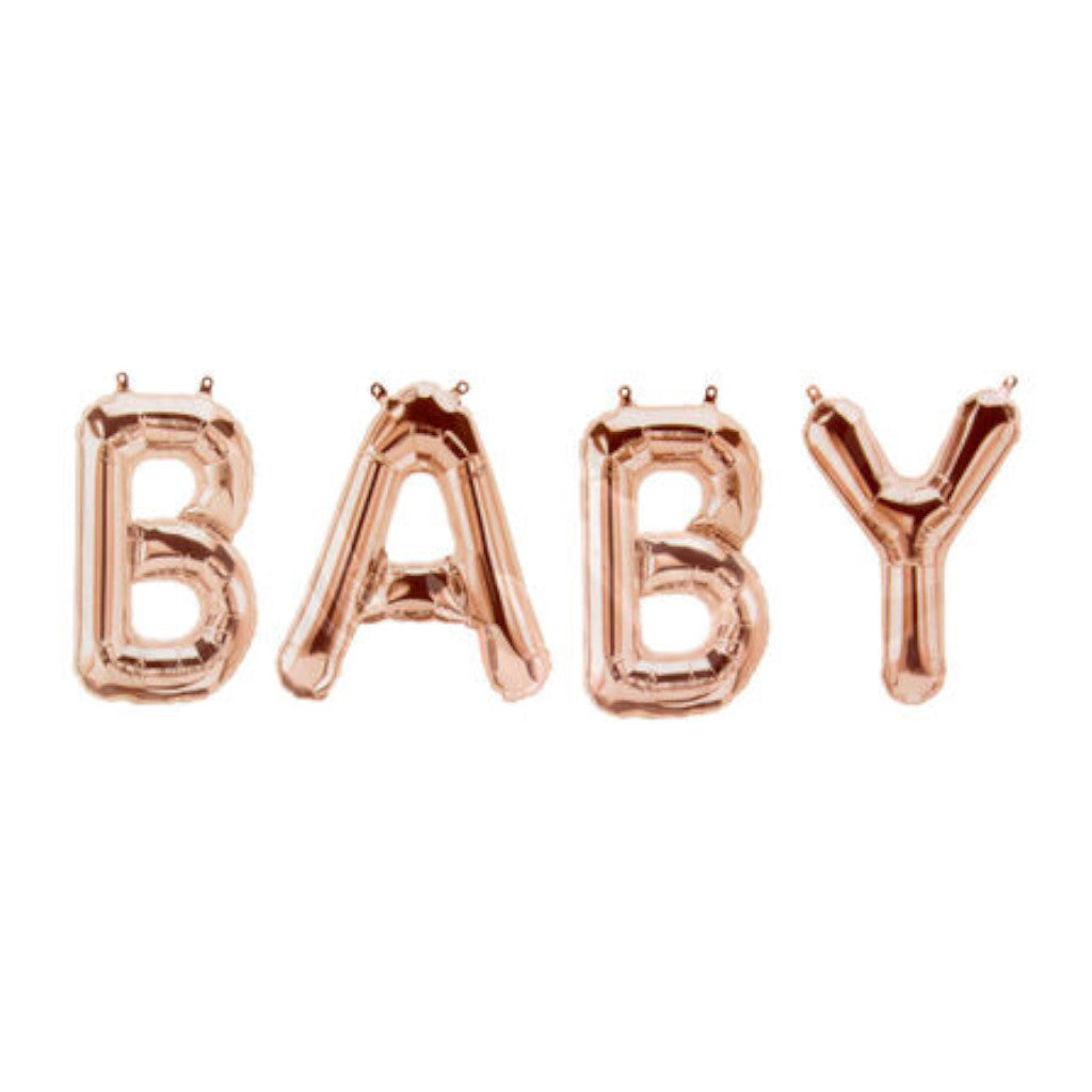 Baby Foil Balloon | Rose Gold | 14 x 9 inches