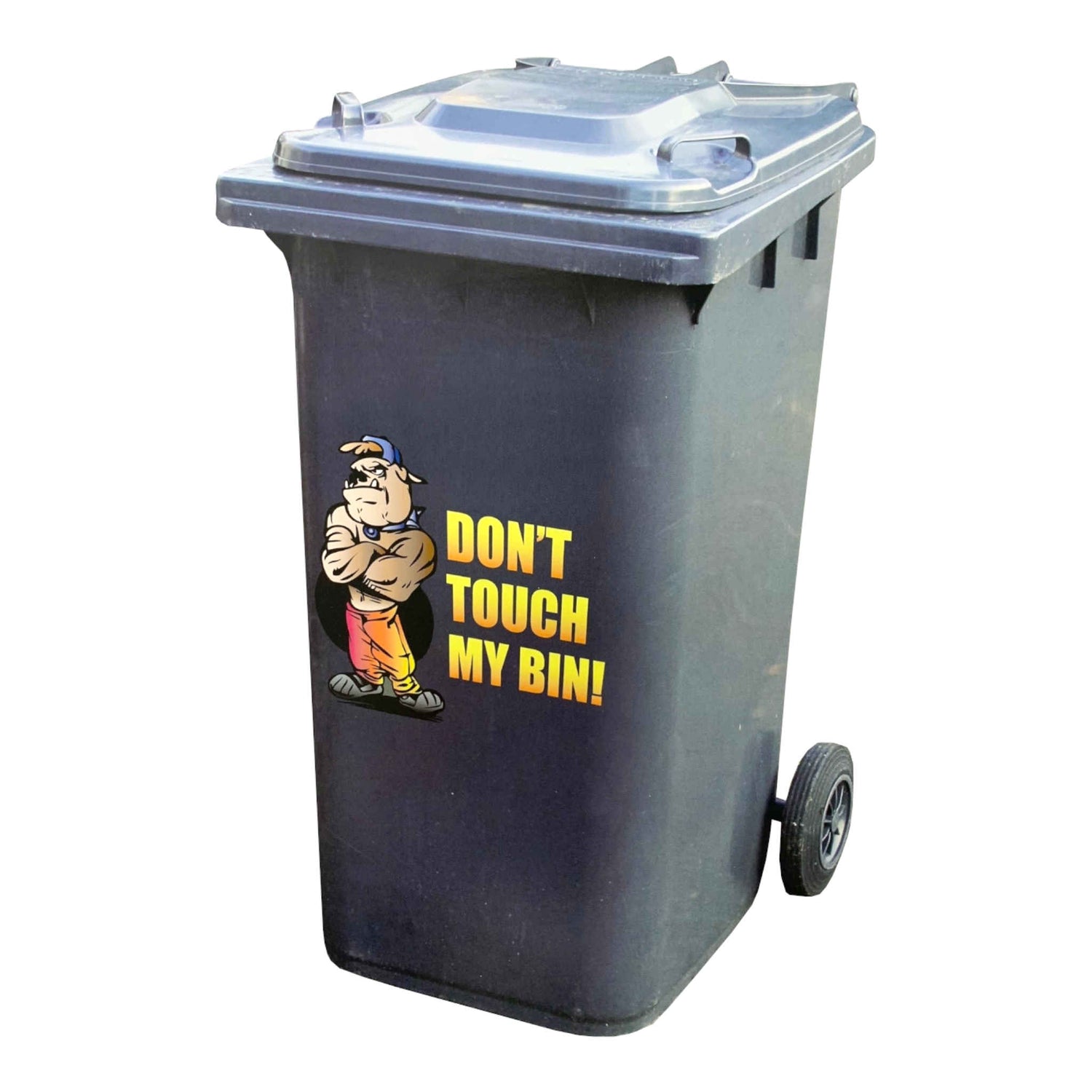 Bin Sticker | Warning Bulldog