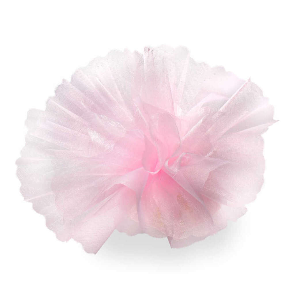 Scalloped Crystal Net Tulle Circle | Pink | 230mm Diameter | 50 Pack