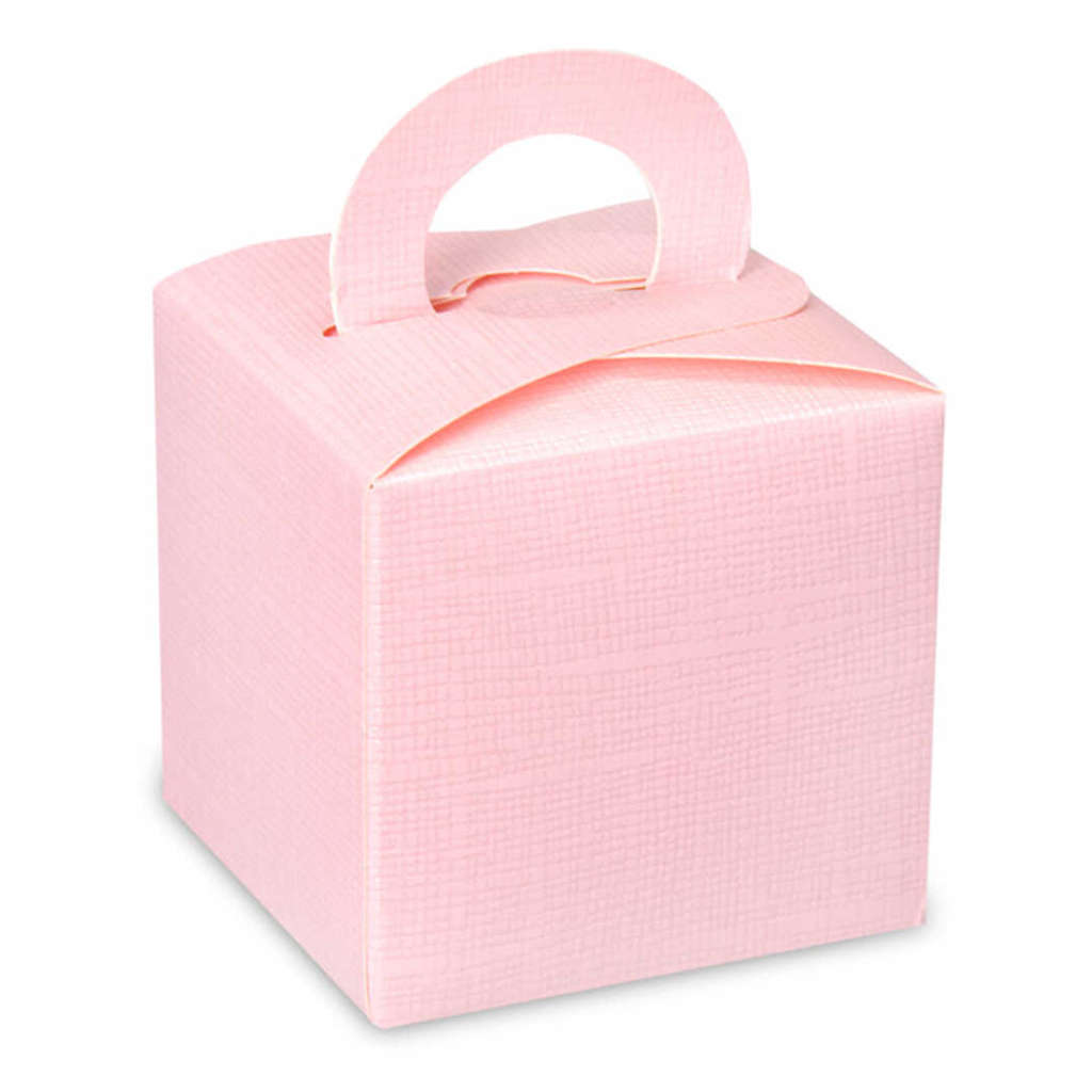 Silk Square Box with Handle | Pink | 65 x 65 x 65cm | 10 Pack