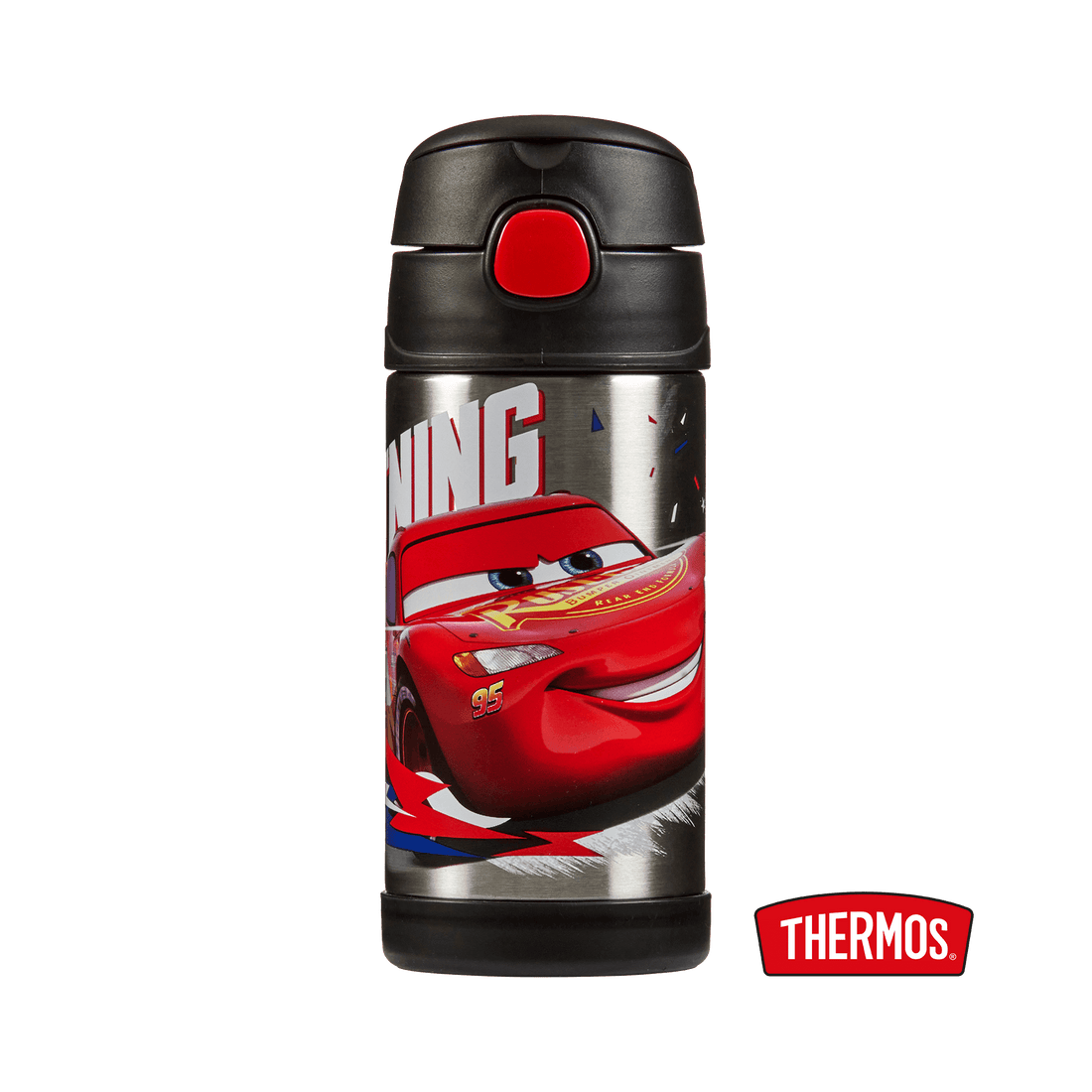 Thermos Funtainer | Disney Pixar Cars | Straw Bottle | 355ml