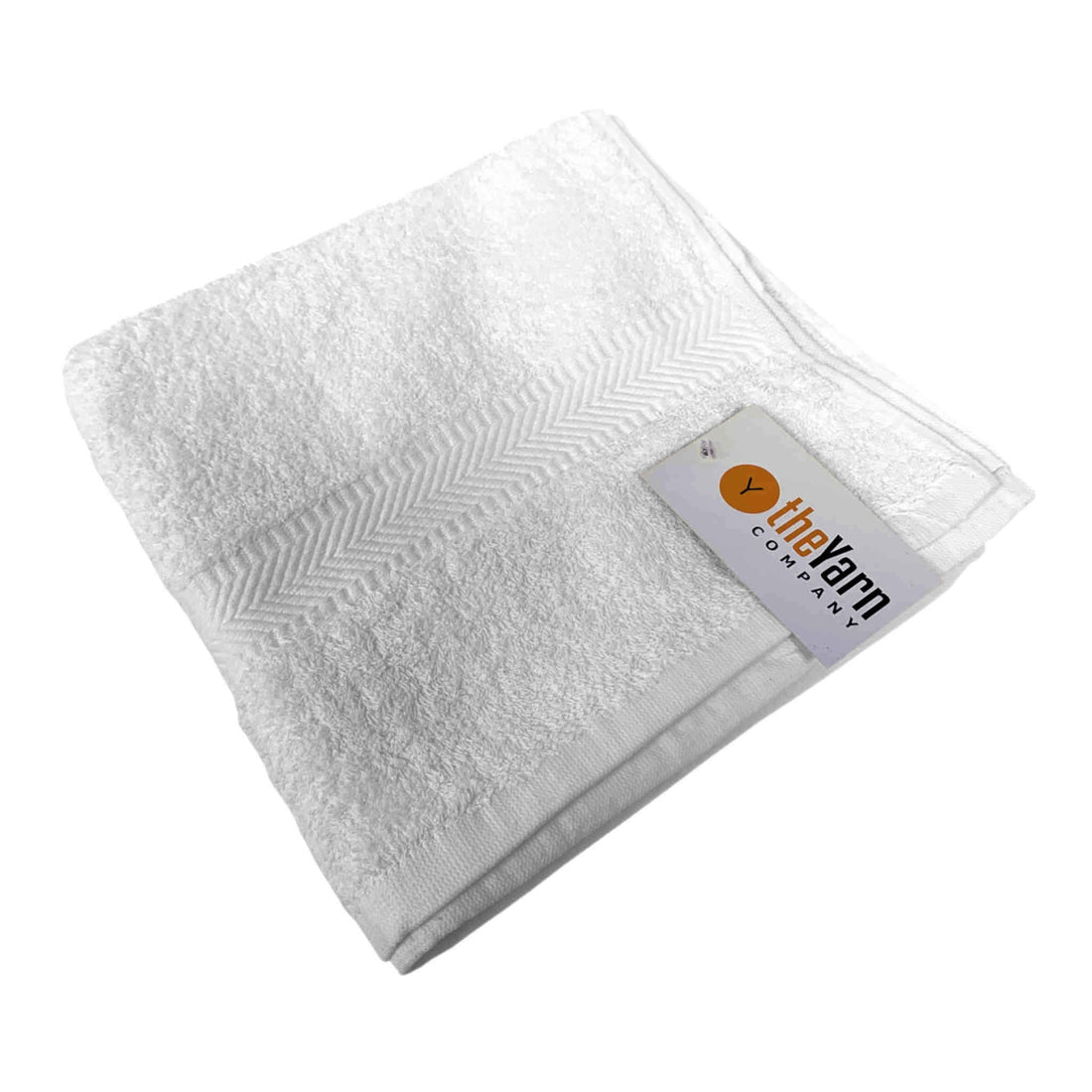 Premium Cotton Luxury Hand Towel | White | 550 GSM | 50 x 90cm