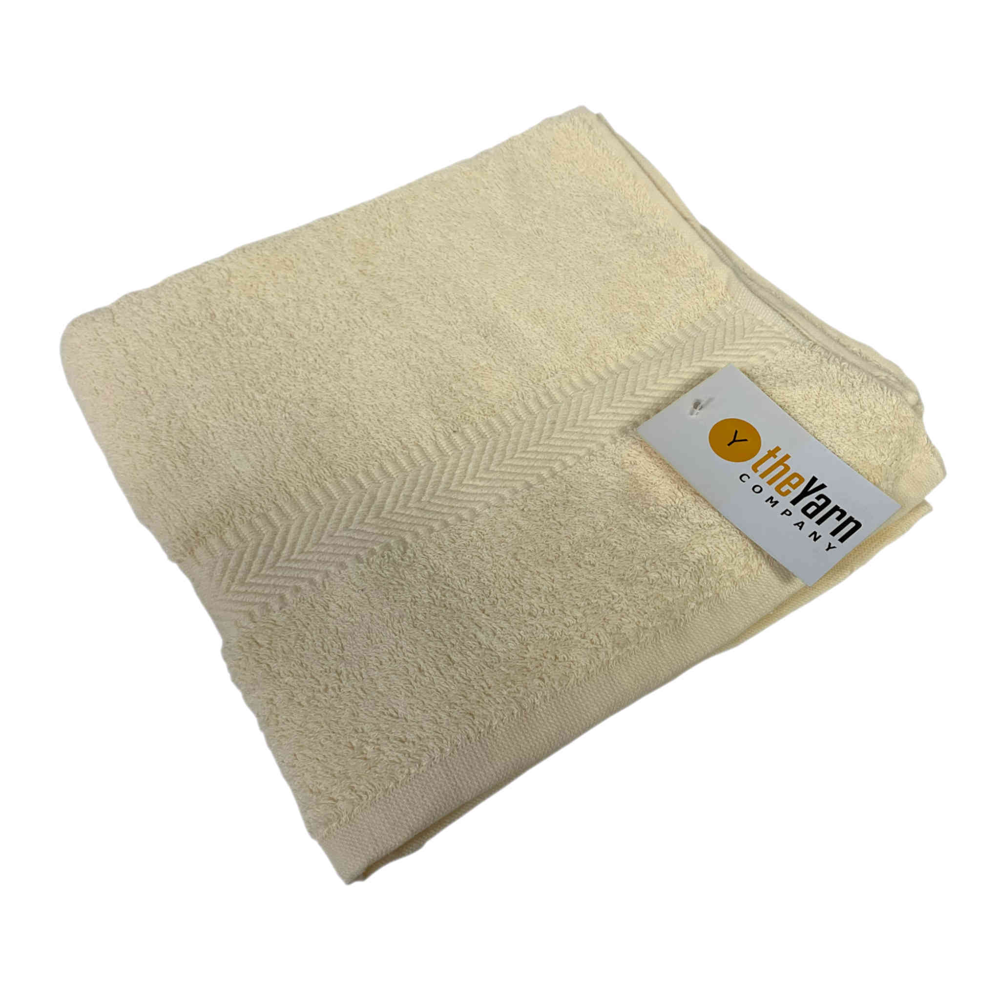 Premium Cotton Luxury Hand Towel | Cream | 550 GSM | 50 x 90cm