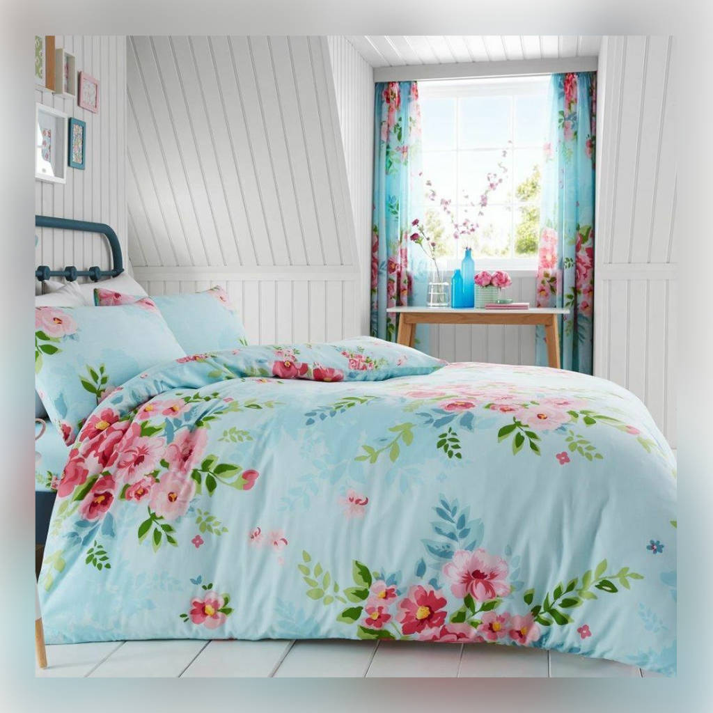 Gaveno Cavailia Printed Duvet Set Alice | Double | Turquoise